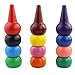 thumbnail image 3 of Wobe Finger Crayons for Toddlers, Palm-Grip Crayons 12 Colors Paint Crayons Sticks Stackable Toys for Kids Toddlers Child Boys and Girls Non Toxic Crayons Washable, 3 of 4
