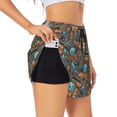 thumbnail image 2 of Disketp Industrial Transportation Print Women's Shorts Workout Shorts for Athletic Gym Running Shorts with Phone Pockets XX-Large, 2 of 8