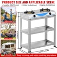 thumbnail image 6 of Propane Gas Stove, 2 Burner Portable Propane Burner with Removable Legs, Auto Ignition Camping Gas Stove, Outdoor Portable Stove for Camping, RV, Apartment, Backyard Cooking, 6 of 6