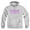 Athletic Heather, variant on Women of Wrestling Official Single Color Logo Unisex Adult Pull-Over Hoodie,White, Medium
