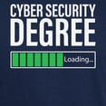thumbnail image 3 of CafePress - Cyber Security Degree Loading T Shirt - Men's Classic Graphic Cotton T-Shirt, 3 of 4