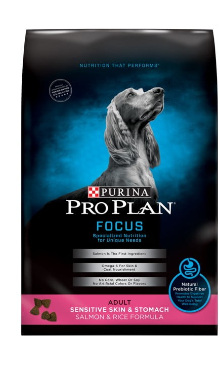 Purina Pro Plan Sensitive Stomach Dry Dog Food, FOCUS Sensitive Skin ...
