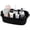 Black, variant on Large Cleaning Supplies Caddy Portable Shower Basket Supply Organizer with Handle Plastic Bucket Tool Storage for Bathroom, Bedroom, Kitchen, College Dorm, Garden, Dark Gray