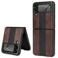 thumbnail image 2 of For Samsung Galaxy Z Flip 3 5G Slim Folding Leather Shockproof Phone Case Cover, 2 of 9