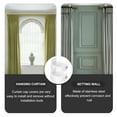 thumbnail image 2 of 2 Pcs White Curtain Rod Brackets End Holders Closet Support Poles Hardware Accessories, 2 of 6
