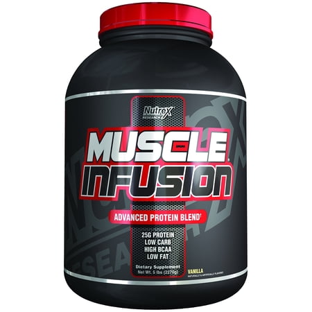 Nutrex Research Muscle Infusion, Vanilla, 5 pounds