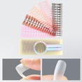 thumbnail image 4 of 300 puntas de uñas postizas artificiales con estuche para extensión de uñas, elegantes para el hogar. Color de mezcla trapezoidal, 4 of 9