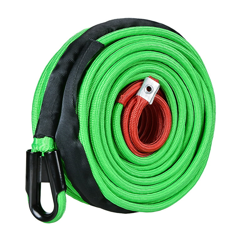 Synthetic Winch Rope 3/8 50ft Fixed hook
