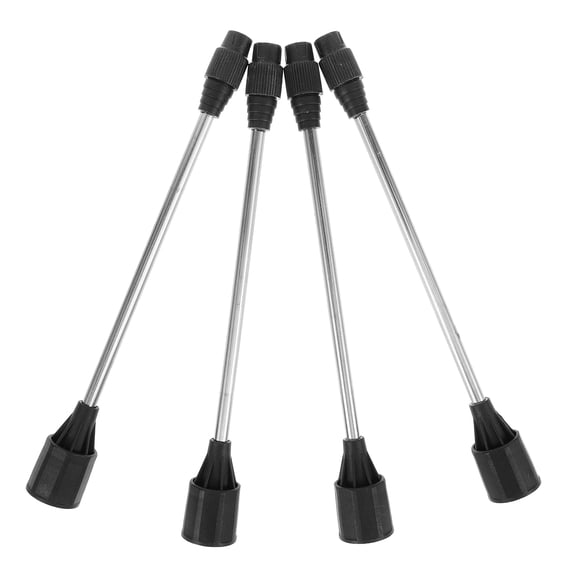 FOMIYES Stainless Steel Sprayer Pole, Black, for Gardening, Compatible with Most Electric Sprayers, 4Pcs