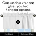 thumbnail image 2 of Trellis Gray and White Collection Window Valance, 2 of 5