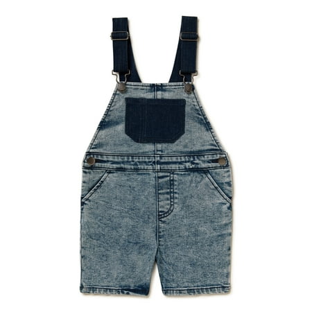 

Wonder Nation Toddler Boys Denim Shortalls Sizes 12M-5T