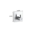 thumbnail image 2 of Ganchos adhesivos de 5 uds., ganchos de pared resistentes, ganchos impermeables de acero inoxidable para colgar abrigos, sombreros, toalleros, soporte de pared, 2 of 5