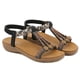 thumbnail image 3 of Sandalias con punta abierta para mujer cómodas sandalias planas elásticas sandalias con punta abierta para mujer, 3 of 9