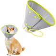 thumbnail image 1 of Vehomy Collar de recuperación para gatos, ajustable, cono para perros y gatos, collar isabelino para mascotas, suave y ligero, L, 1 of 5