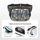 thumbnail image 5 of Balery Llama and Cactus Mochila Cinturón para Mujeres y Hombres, Bolsa de Cintura Impermeable de Doble Capa con Correa, 5 of 9