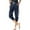 Navy Blue, variant on SPECIAL MAGIC Women’s Capri Sweatpants Jogger Cargo Pants with Pockets Female(Dark Grey XXL)