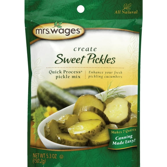2Pc Mrs. Wages Quick Process 5.3 Oz. Sweet Pickling Mix