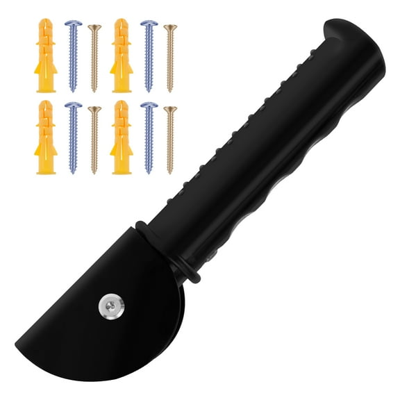 Doorway Flip Assist Handle 5.5 Inch Foldable Flip Up Grab Bar Nonslip Extended Stair Assist Grab Bar Door Assistant Support Handle Doorway Safety Grip Handle Support Up to 350lbs for Elderly