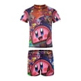 thumbnail image 5 of Kirby Boys Two Piece Rash Guard Swimsuits Kids Short Sleeve Swimwear Sets Bathing Suit, 5 of 7