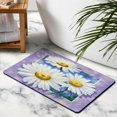 thumbnail image 5 of Upgrade Your Bath Space Soft Superfine Fiber Flower Bath Rugs - Non Slip, Machine Washable, Perfect for Shower Room, 20x32 inch, 5 of 5