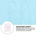 thumbnail image 6 of KONTONTY 6Pairs Flat Silicone Bra Straps with Adjustable Length for Women, 6 of 8