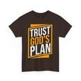 thumbnail image 3 of DJH Apparel | Trust God's Plan Christian Unisex Cotton T-shirt, 3 of 4