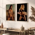 thumbnail image 3 of Pintura de arte de pared para mujer, póster de chica Sexy, Impresión de lienzo clásica, Mural Vintage, imágenes de personajes, dormitorio, decoración del hogar sin marco, 3 of 4