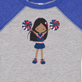 thumbnail image 4 of Inktastic African American Girl, Cheerleaders, Cheerleading Girls Baby Bodysuit, 4 of 5