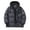 Dark Gray, variant on hoksml Women's Insulated Down Jacket Contrast Hooded Drawstring Winter Warm Puffer Coat with Pockets M-5XL