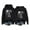 Black, variant on Women's Letter Print Hooded Sweatshirt Long Sleeve Athletic Top for Fall and Winter Cozy Casual Wear with Everyday Comfort Design