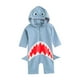 thumbnail image 3 of Traje de baño de tiburón CUTICAT con sombrero Rashguard 3XL, 3 of 8