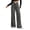 Black, variant on Leopard Print Pants for Woman High Waisted Baggy Wide Leg Y2k Pant Casual Elastic Waist Trousers with Pockets