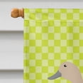 thumbnail image 3 of West Harlequin Duck Green Flag Canvas House Size, 3 of 4