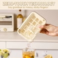 thumbnail image 4 of Hxlamzoo Silicone Ice Cube Trays with Lid - Stackable Press Button Release Ice Molds for Freezer, Whiskey & Kitchen Treats (2-Pack, PET+TPU), 4 of 8