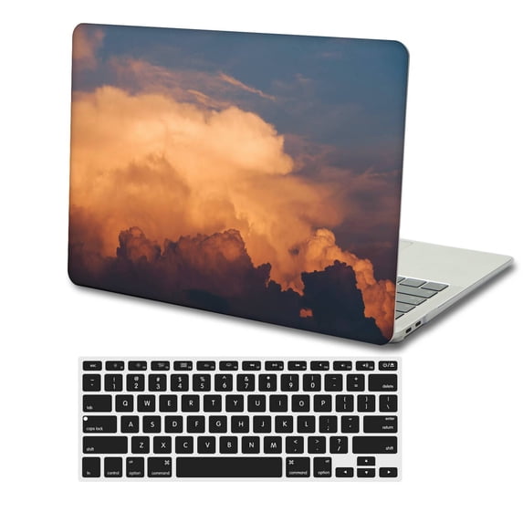 KSK KAISHEK Compatible MacBook Pro 13 inchs Case Released Model M1 A2338 A2289 A2251 A2159 A1989 A1706 A1708, Plastic Hard Shell Case Cover + Black Keyboard Cover, Red series 0713