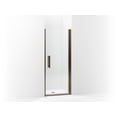 thumbnail image 1 of Sterling 5699-33ADR-G05 Finesse Peak Frameless Pivot Shower Door with Clear Glass, 33-in W x 67-in H, Deep Bronze, 1 of 1