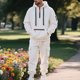 thumbnail image 5 of Yaoyar Men's 2 Pieces Tracksuit Set Hoodie Long Sleeve 1/4 Zip Sweatsuits Casual Outfit With Pocket Drawstring Waist Workwear Long Pants Sets, 5 of 9