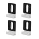 thumbnail image 1 of Soporte de espejo para cabecera, colgador de utilidad, soporte de montaje en pared, Clip de espejo, 4 Uds., 1 of 5
