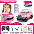 thumbnail image 3 of HNZENBW Remote Control Car with Fans,1: 24 Cute RC Car with DIY Stickers,Unlimited creativity,Christmas and Birthday Gifts Boy Girl Toys Age 3+, 3 of 8