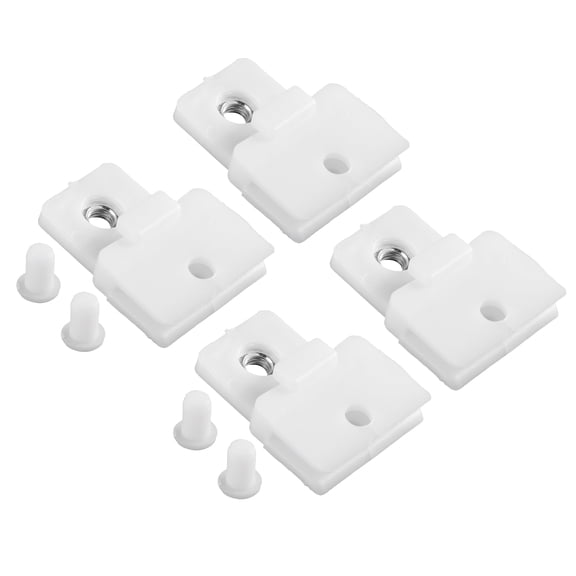 4 Pcs Car Window Door Glass Channel Retainer Clip 1.73"x1.34"x0.71" Glass Regulator Holder Sash Clip