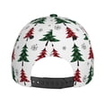 thumbnail image 6 of Fotbe Buffalo Plaid Christmas Trees Classic Baseball Cap, Adjustable Snapback Hats, Outdoor Baseball Hat for Men and Women Cotton Soft, 6 of 9
