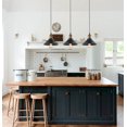 thumbnail image 3 of Manarola Farmhouse Mini 3 Lights Pendant Light Fixture, Black, 3 of 6