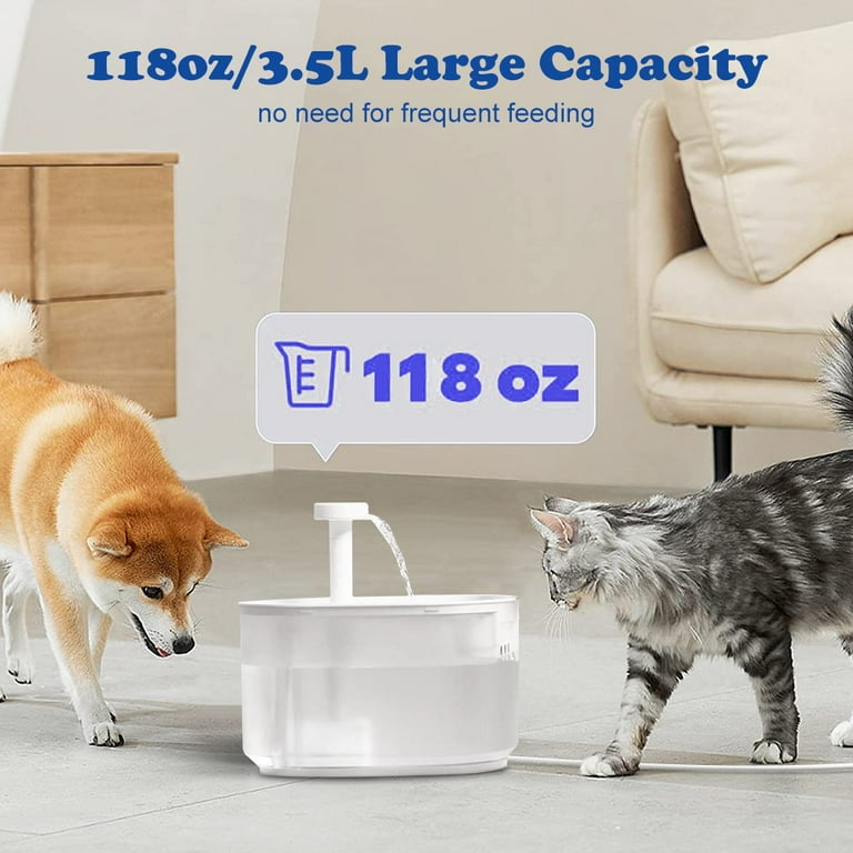 Pet Water Dispenser, Cat Dog Food and Water Dispenser