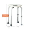 thumbnail image 6 of VEVOR Shower Chair for Inside Shower, Adjustable Height Shower Stool, Non-Slip Bench Bathtub Seat, 300 lbs Capacity, 6 of 9