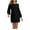 Black, variant on Kmdttou Fashion Women Spring Sexy Casual Round-Neck Solid Long Dress,Women's Long Dresses Flowy Maxi for Beach