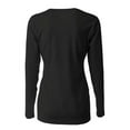 thumbnail image 2 of A4 Spike Long Sleeve Volleyball Jersey For Women in Black | NW3015, 2 of 3