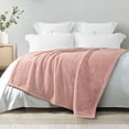 thumbnail image 3 of Exclusivo Mezcla Soft Fleece Throw Blanket for Couch, Super Soft Velvet Plush Bed Blanket, 50x60 Inches, Pink, 3 of 8