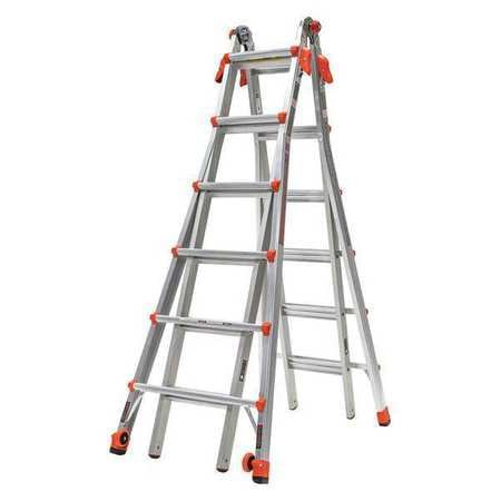 Little Giant Velocity, Model 26 - Type IA - 300 lbs rated, aluminum articulating (Best Little Giant Ladder)