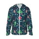 thumbnail image 1 of Fotbe Christmas Chaqueta con Protección Solar UPF 50+ para Hombre y Mujer, Camisa con Capucha y Bolsillos-Medium, 1 of 7
