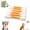 Orange, variant on Interactive Cat Sports Wheel & Teaser Cat Toy, Orange Q Tip Design